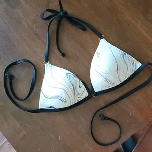 VS PINK Marble Bikini Top